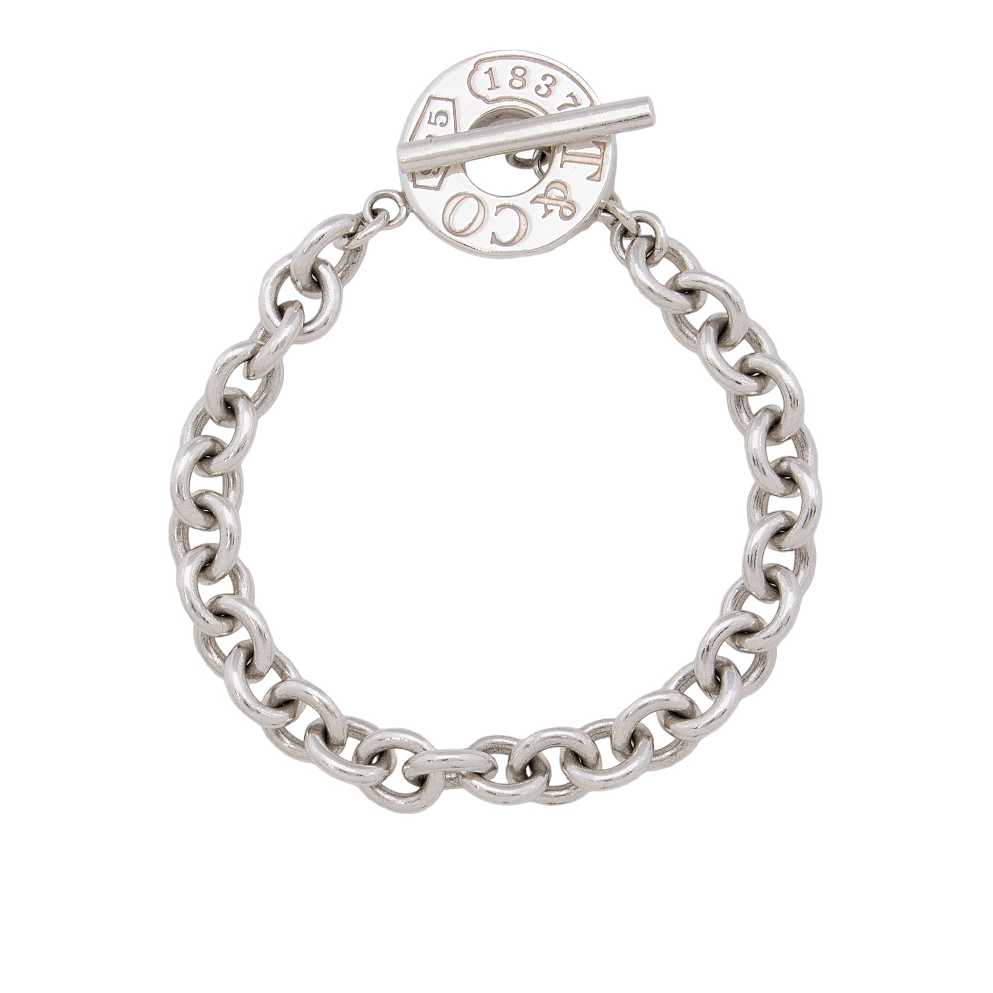 Tiffany & Co. Sterling Silver Toggle Bracelet (SHF-QHfIAe)
