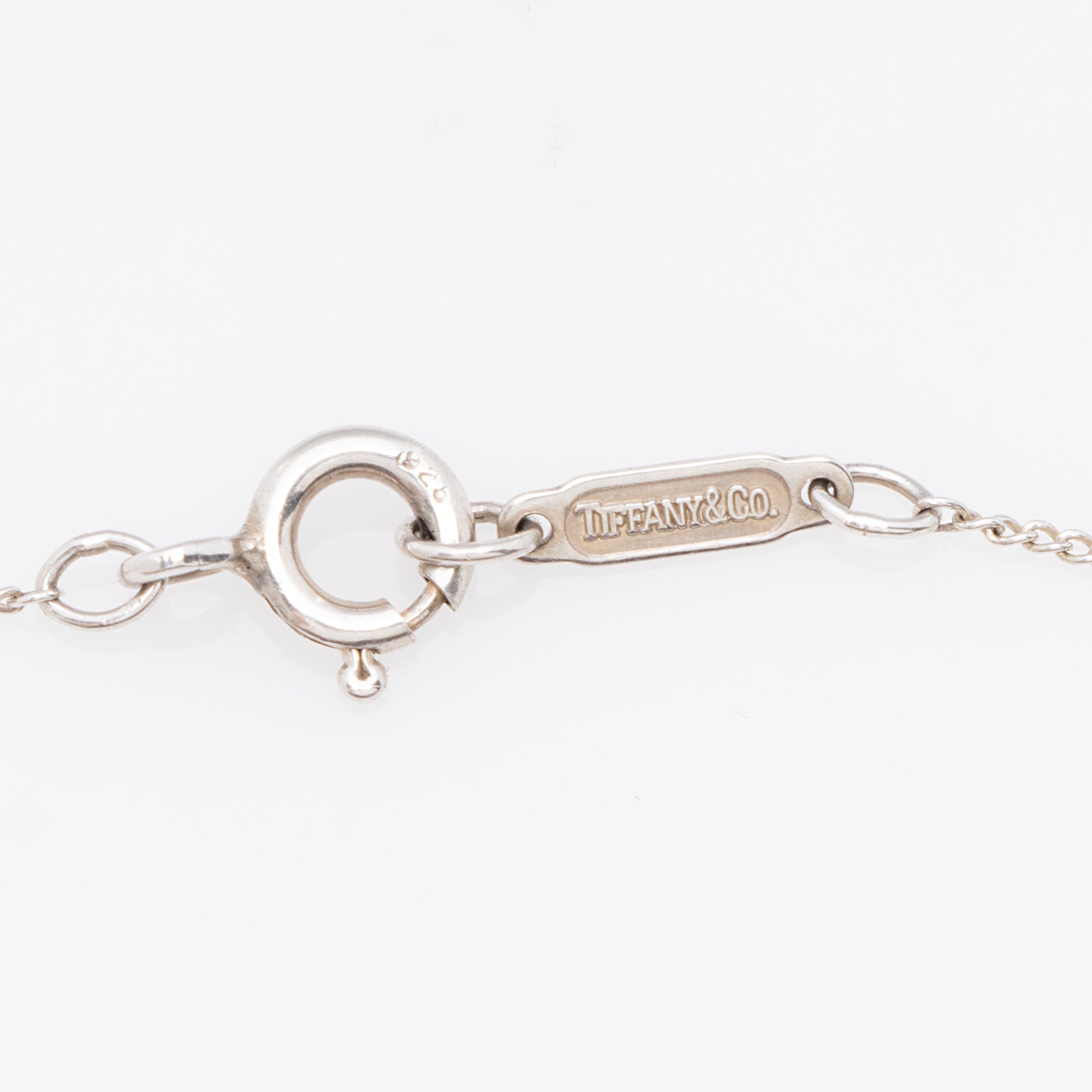 Tiffany & Co. Sterling Silver Triple Open Heart Necklace