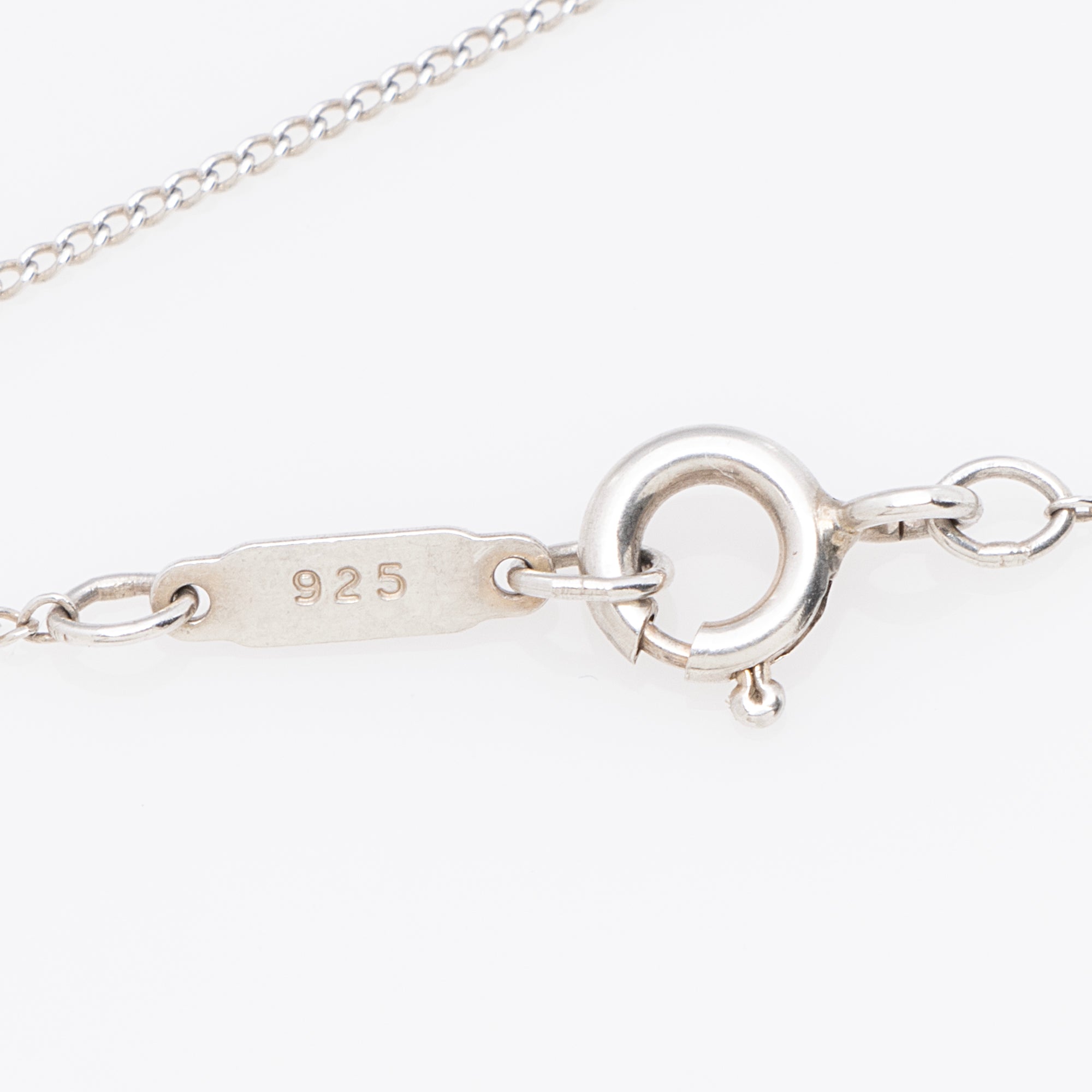 Tiffany & Co. Sterling Silver Triple Open Heart Necklace
