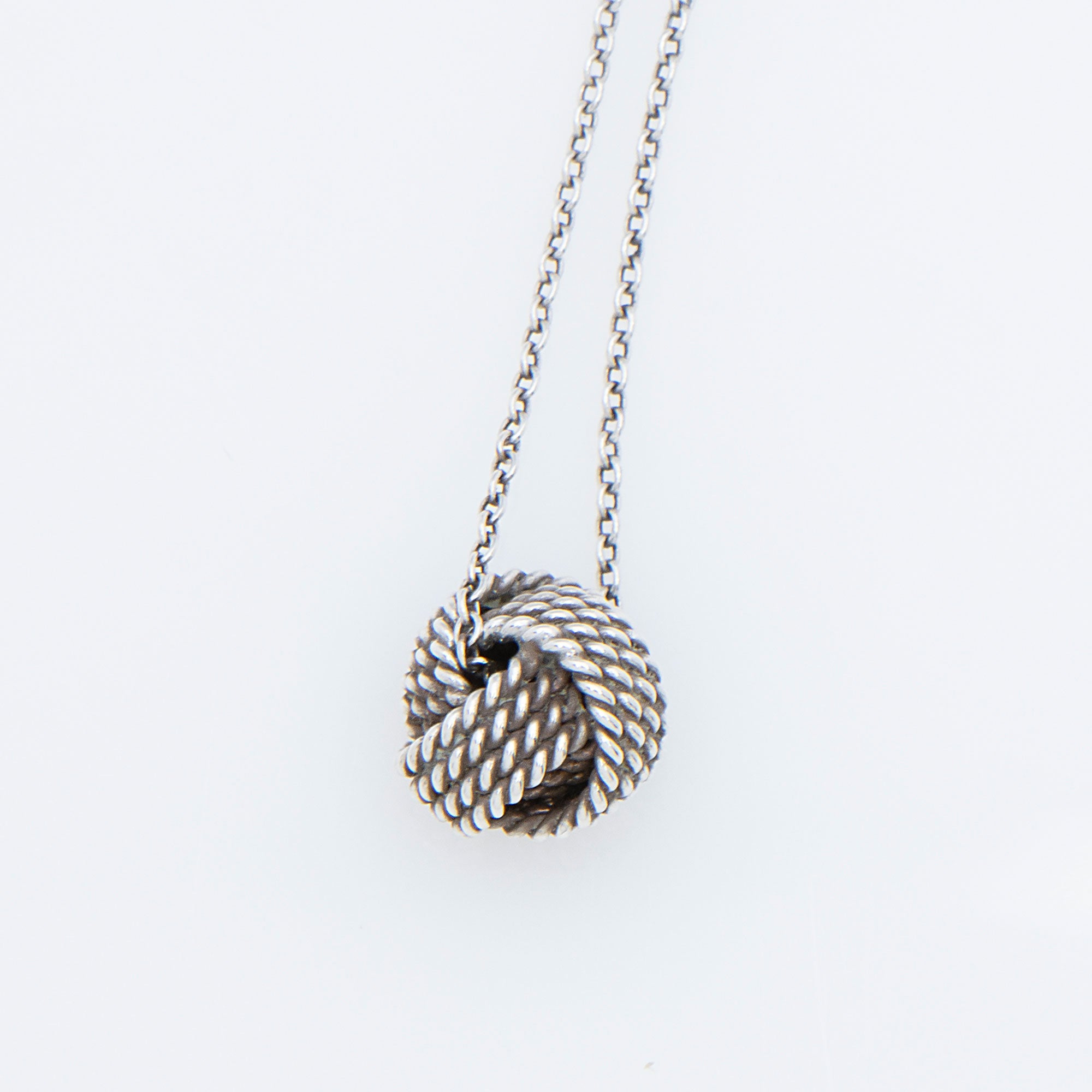 Tiffany & Co. Sterling Silver Twist Knot Necklace