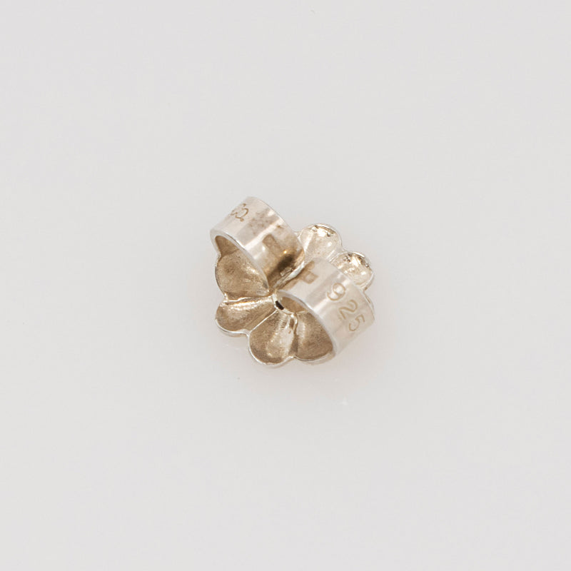 Tiffany & Co. Sterling Silver Twist Knot Stud Earrings (SHF-WHko34)