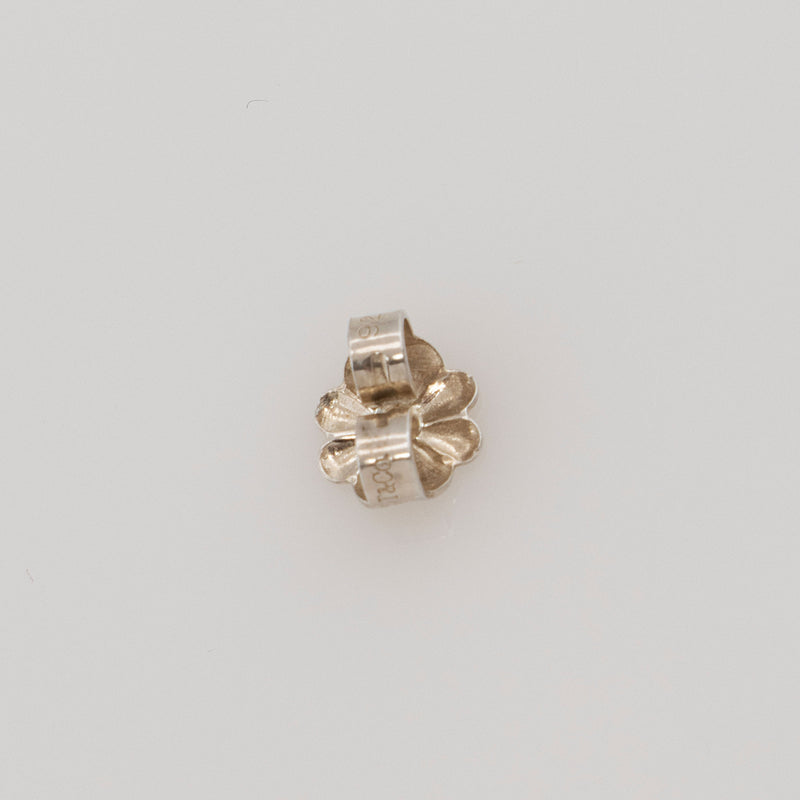 Tiffany & Co. Sterling Silver Twist Knot Stud Earrings (SHF-WHko34)