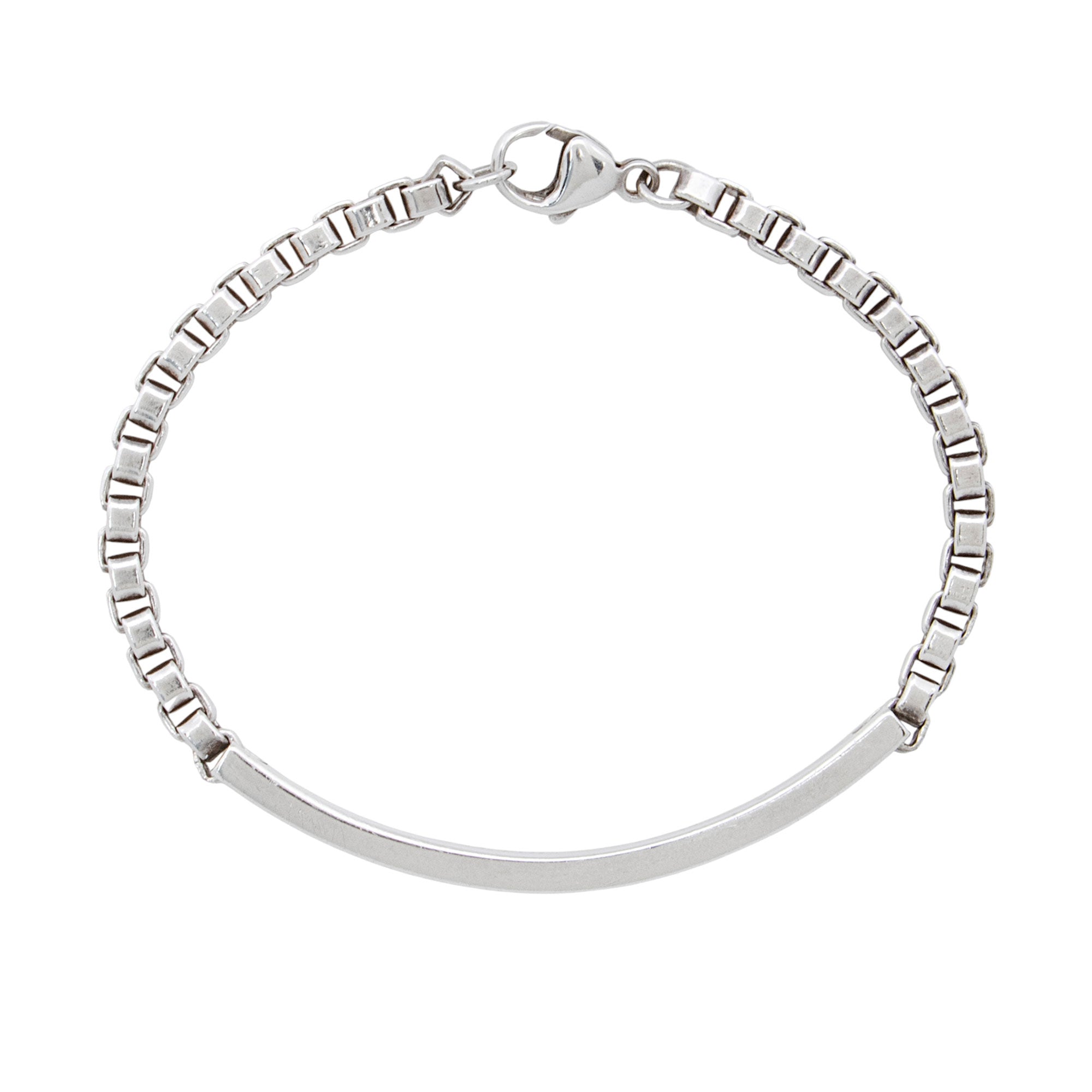 Tiffany & Co. Sterling Silver Venetian ID Bracelet