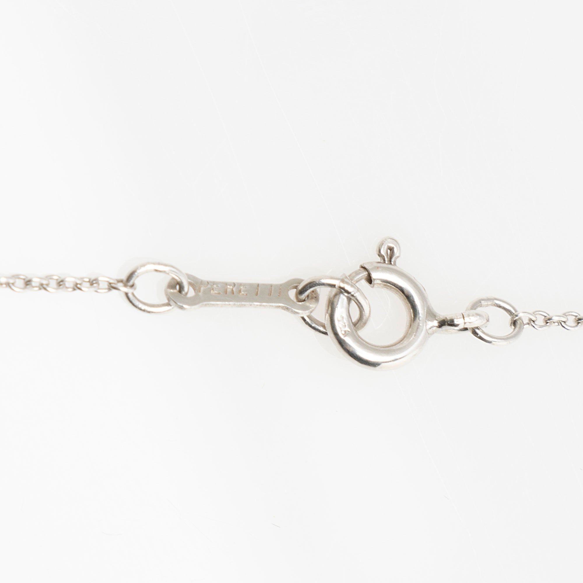 Tiffany & Co. Vintage Elsa Peretti Sterling Silver Full Heart Necklace