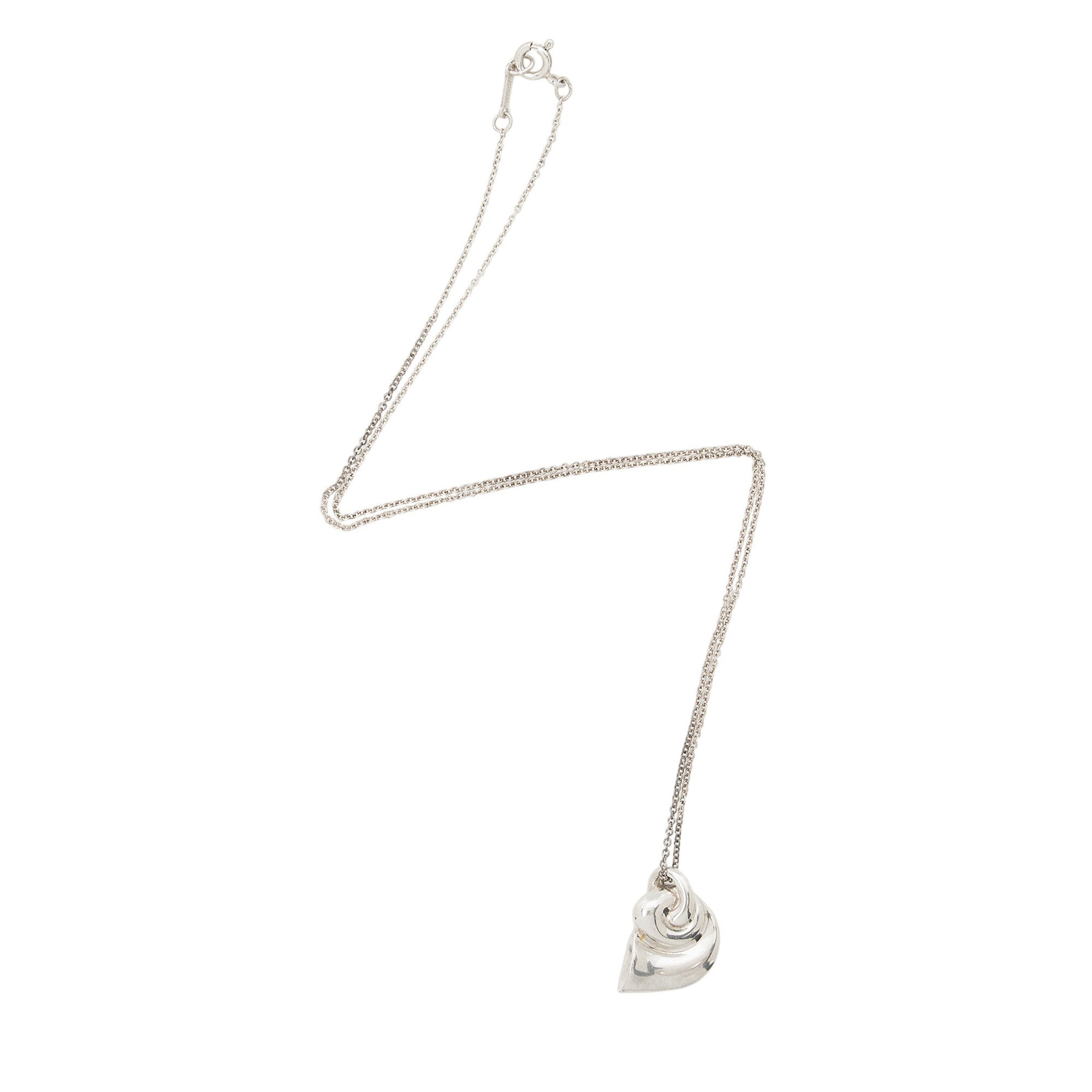 Tiffany & Co. Vintage Elsa Peretti Sterling Silver Horn Necklace