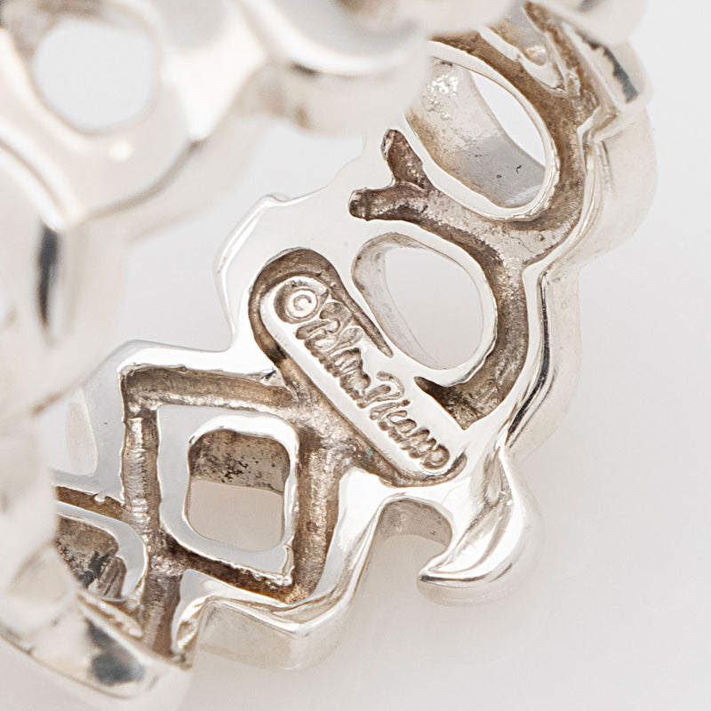 Tiffany & Co. Vintage Paloma Picasso Sterling Silver Love Kisses Ring - Size 5 (SHF-NJiKBi)