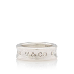 Tiffany & Co. Vintage Sterling Silver 1837 Ring - Size 6 1/2 (SHF-xu2jeg)