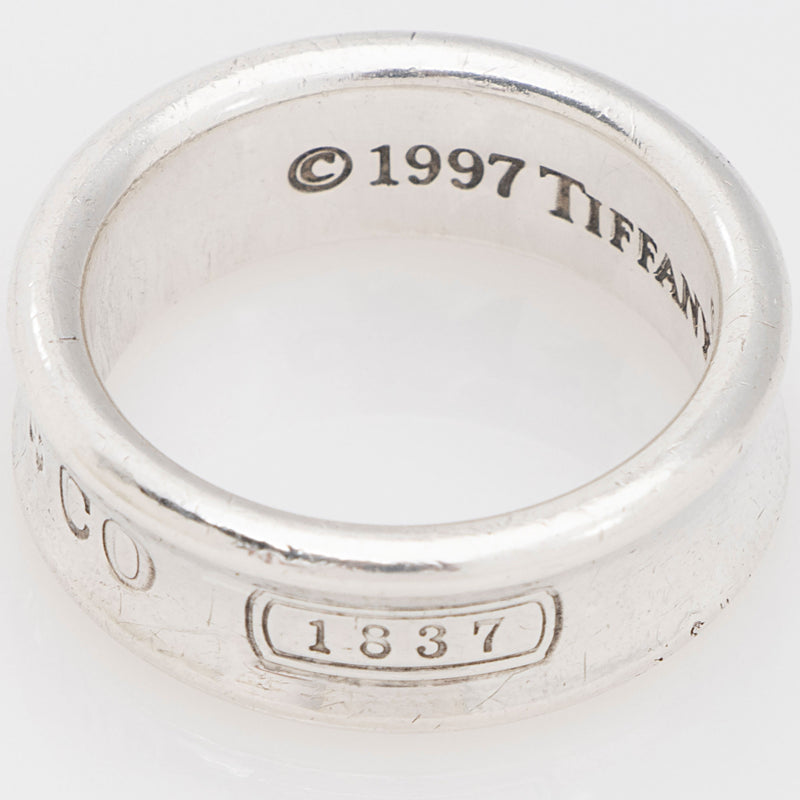 Tiffany & Co. Vintage Sterling Silver 1837 Ring - Size 6 1/2 (SHF 