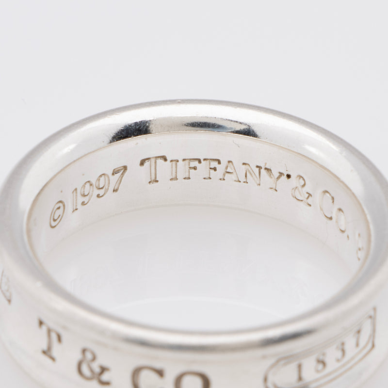 Tiffany & Co. Sterling silver 1837 Wide Concave Ring size 5 –  mainstjewelrywatches