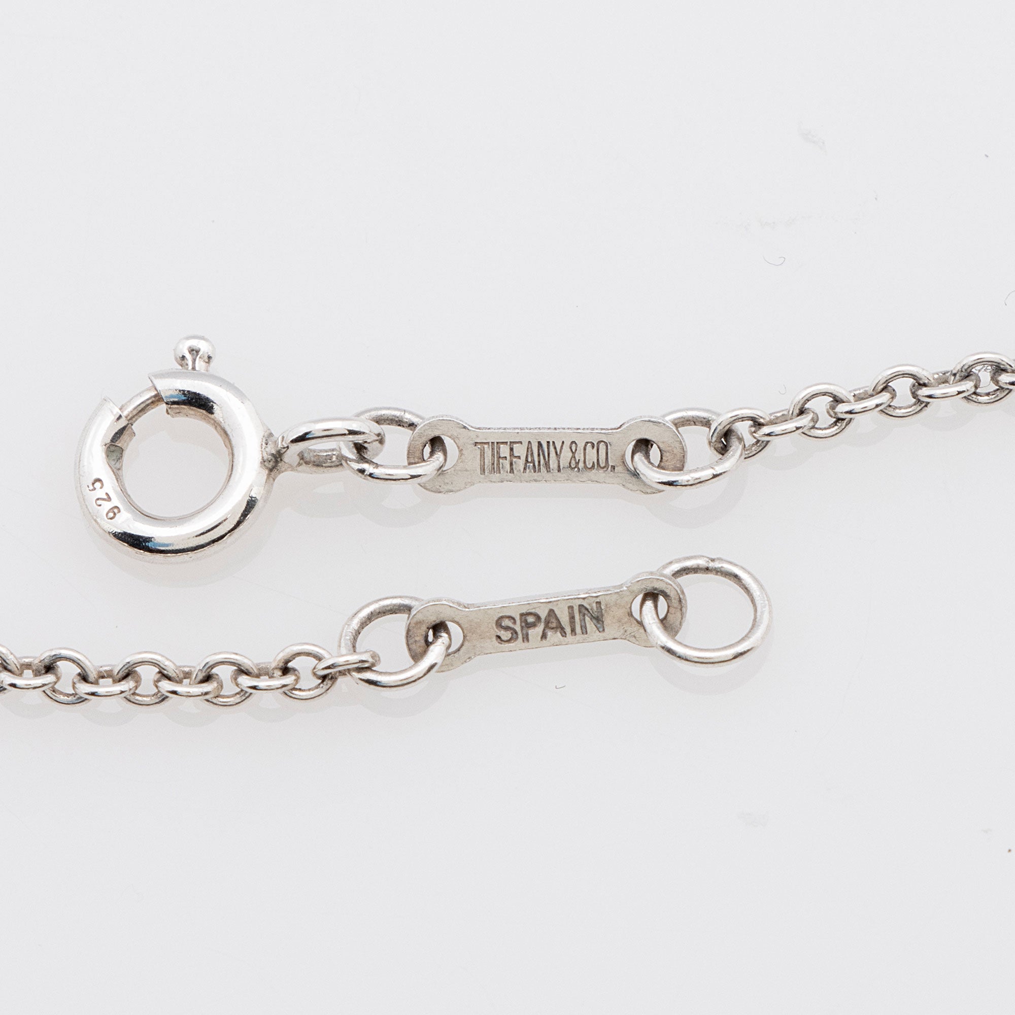 Tiffany & Co. Vintage Sterling Silver Fan Shell Necklace