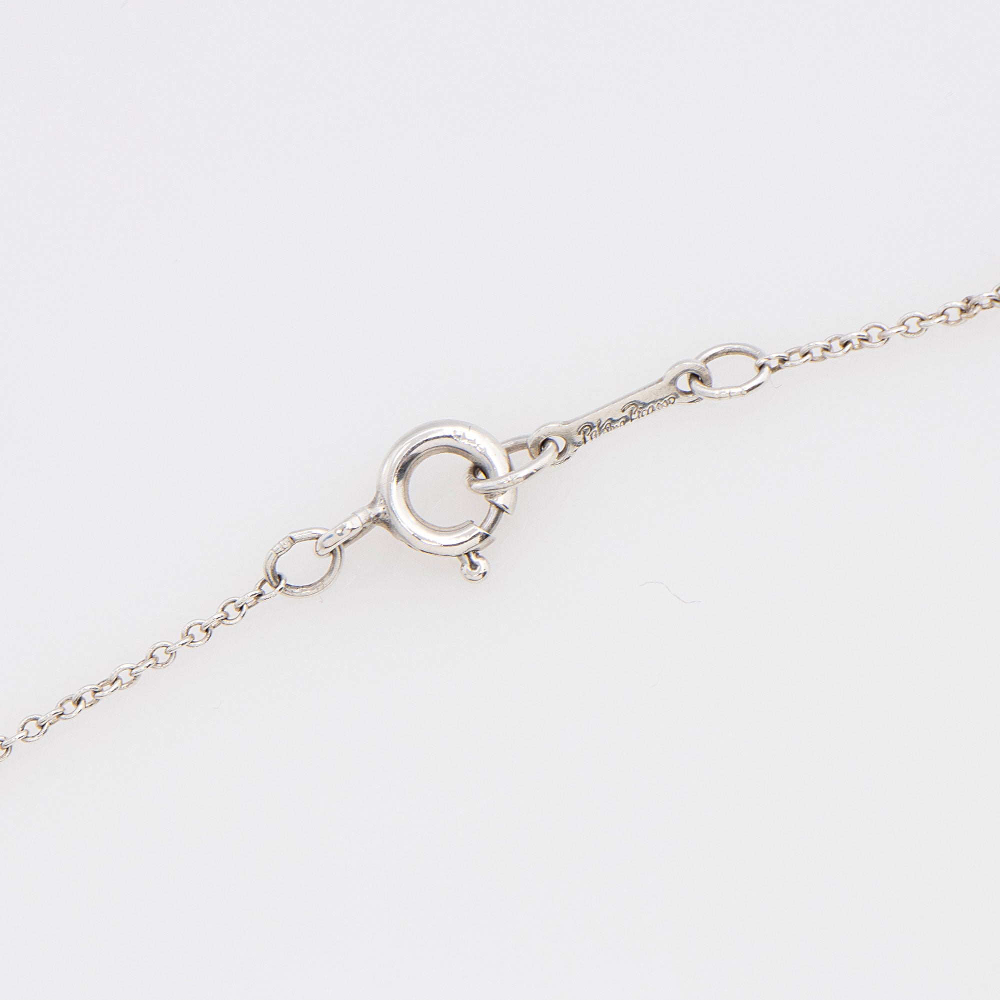 Tiffany & Co.Paloma Picasso Sterling Silver Graffiti X Necklace