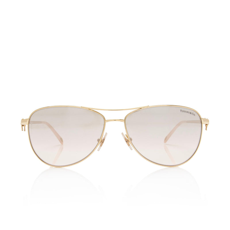 Tiffany & Co.Twist Bow Aviator Sunglasses (SHF-10vXP0) – LuxeDH