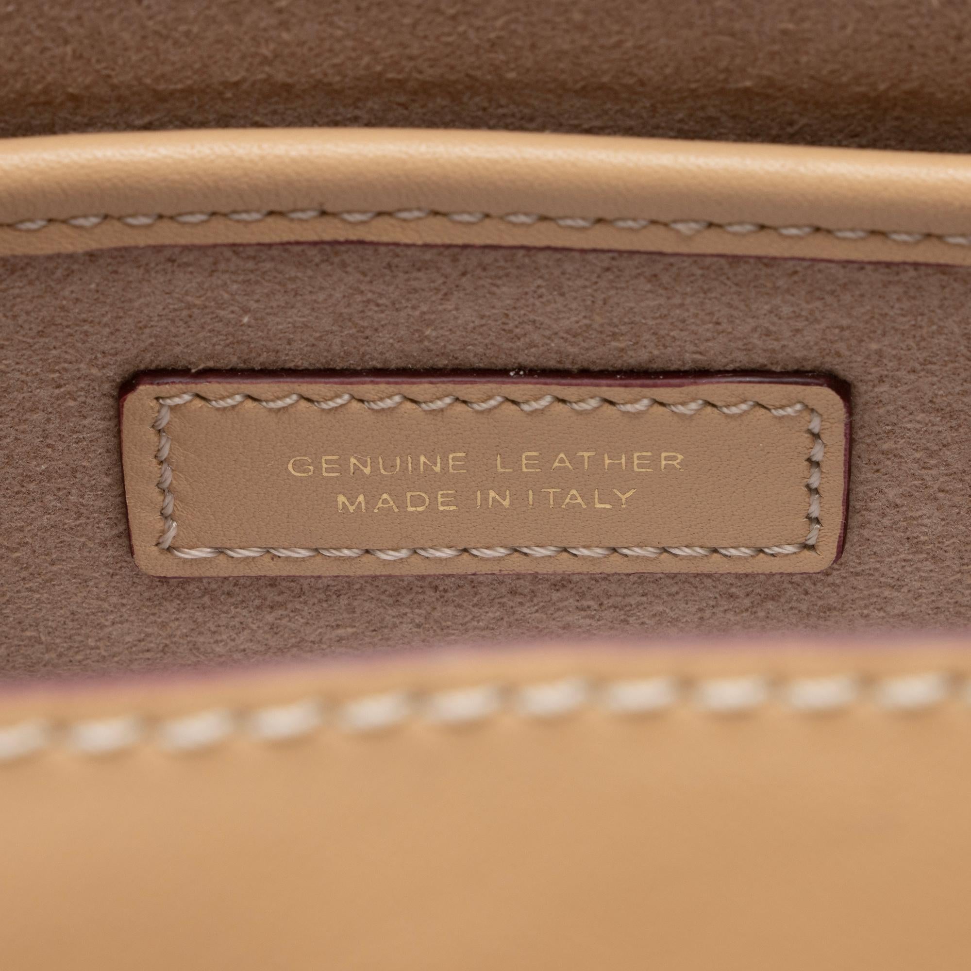 Tod's Leather Timeless T Mini Flap Bag (SHF-qzl20C)