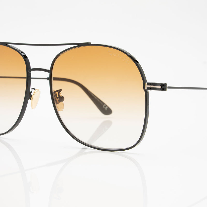 Tom Ford Delilah Aviator Sunglasses (SHF-oRzPDZ)