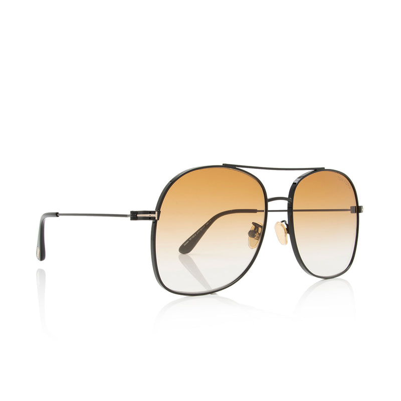 Tom Ford Delilah Aviator Sunglasses (SHF-oRzPDZ)