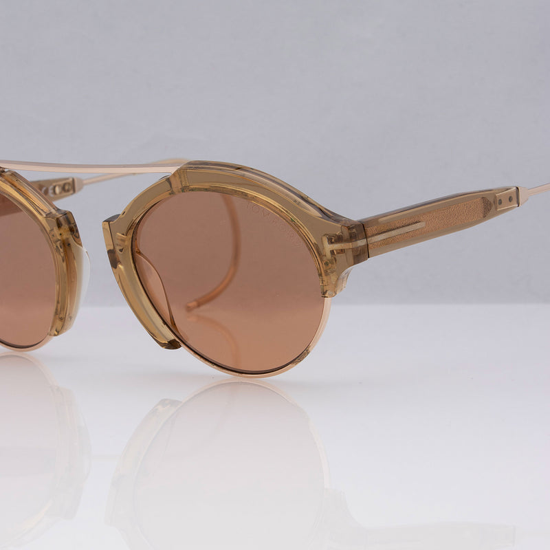 Tom Ford Farrah Oval Sunglasses (SHF-EQwAyI)