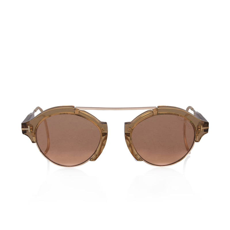 Tom Ford Farrah Oval Sunglasses (SHF-EQwAyI)