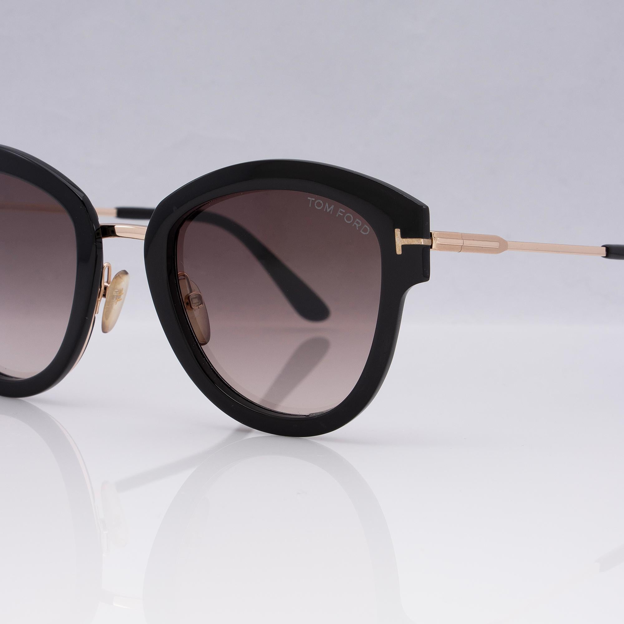 Tom Ford Mia Cat Eye Sunglasses (SHF-qHH5NU)