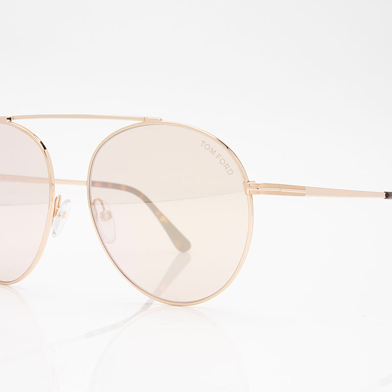 Tom Ford Simone 02 Aviator Sunglasses (SHF-5cNDvj)