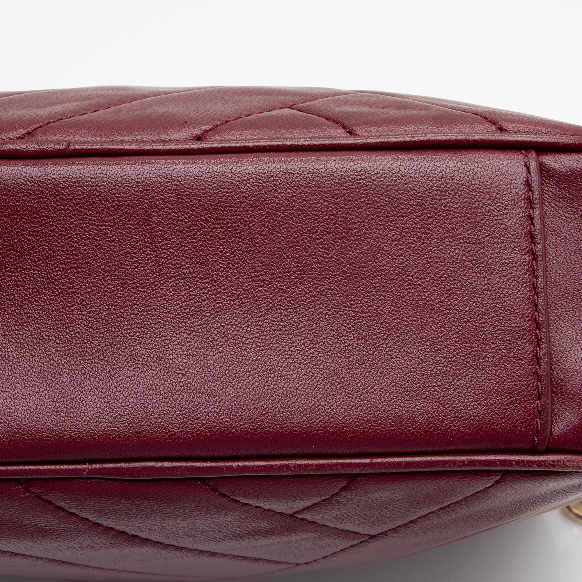 Tory Burch Chevron Leather Alexa Stitch Camera Bag (SHF-CrCykl)