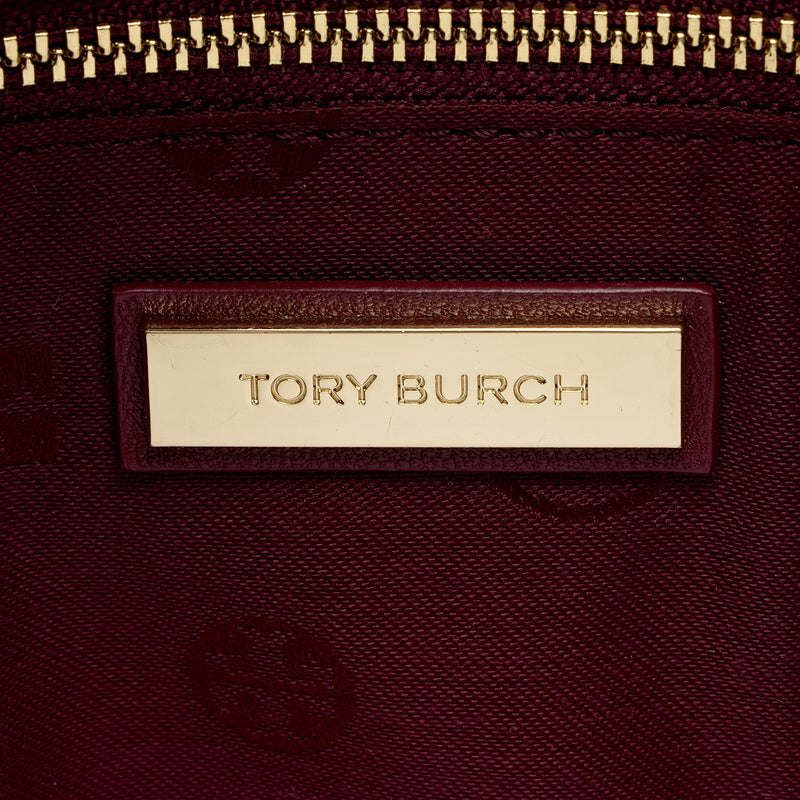 Tory Burch Chevron Leather Alexa Stitch Camera Bag (SHF-CrCykl)