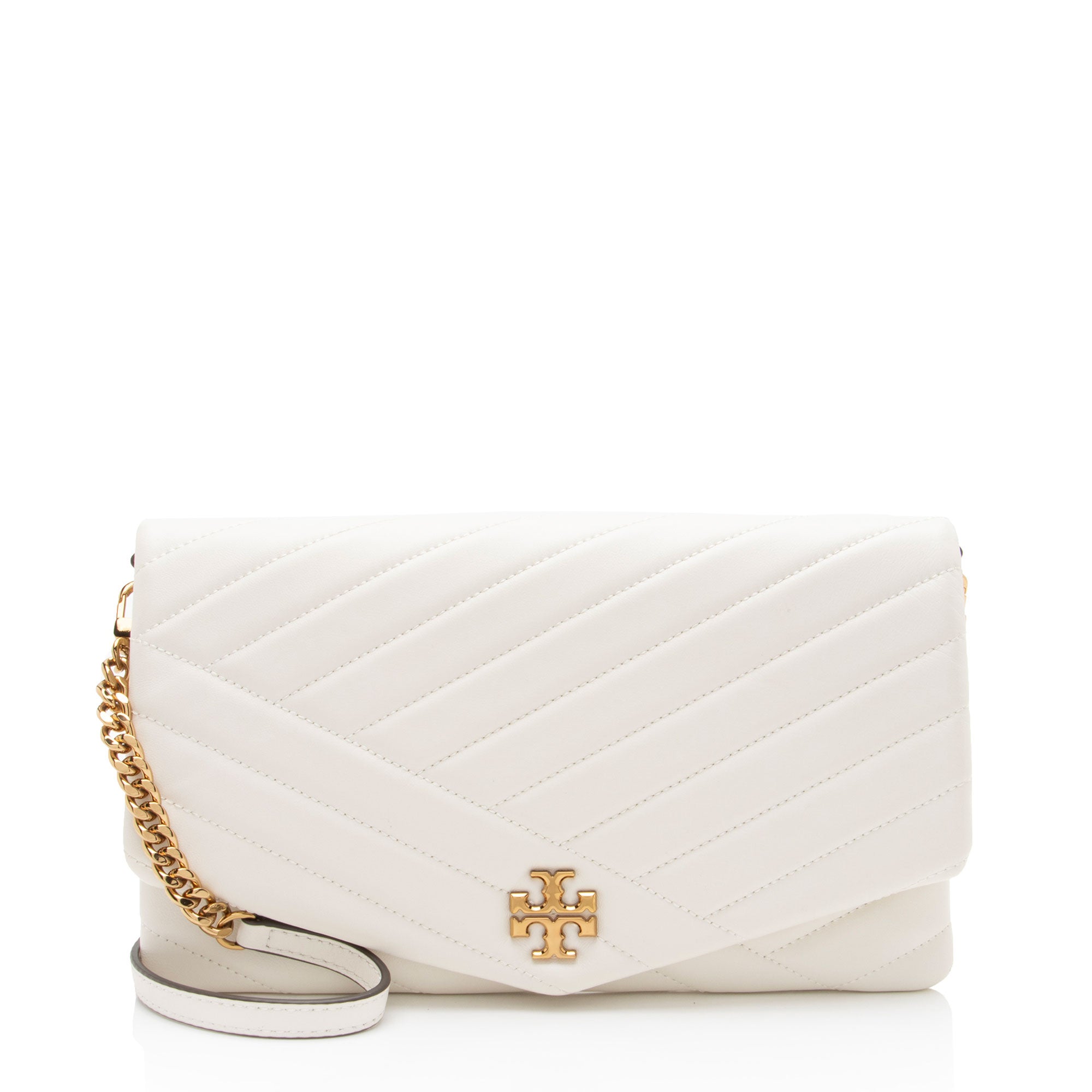 Tory Burch Chevron Leather Kira Clutch