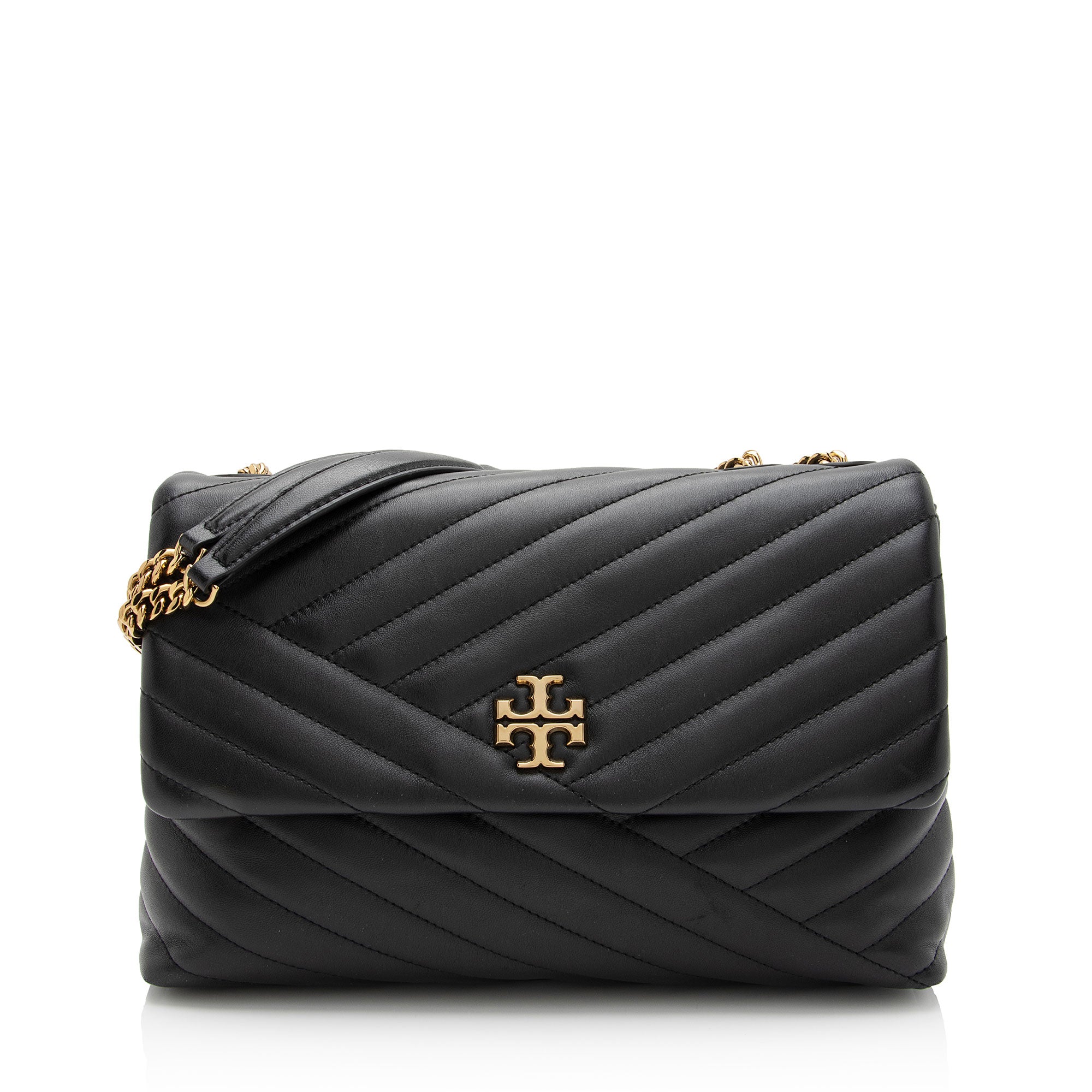 Tory Burch Chevron Leather Kira Large Shoulder Bag (SHF-RxFjYG)