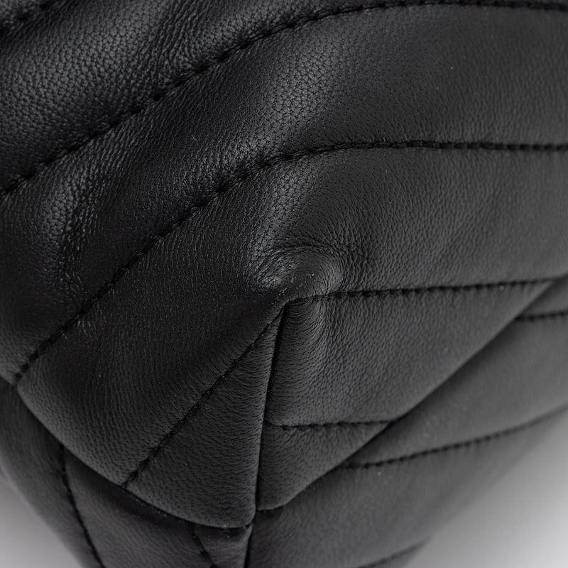 Tory Burch Chevron Leather Kira Large Shoulder Bag (SHF-LrvtRN)