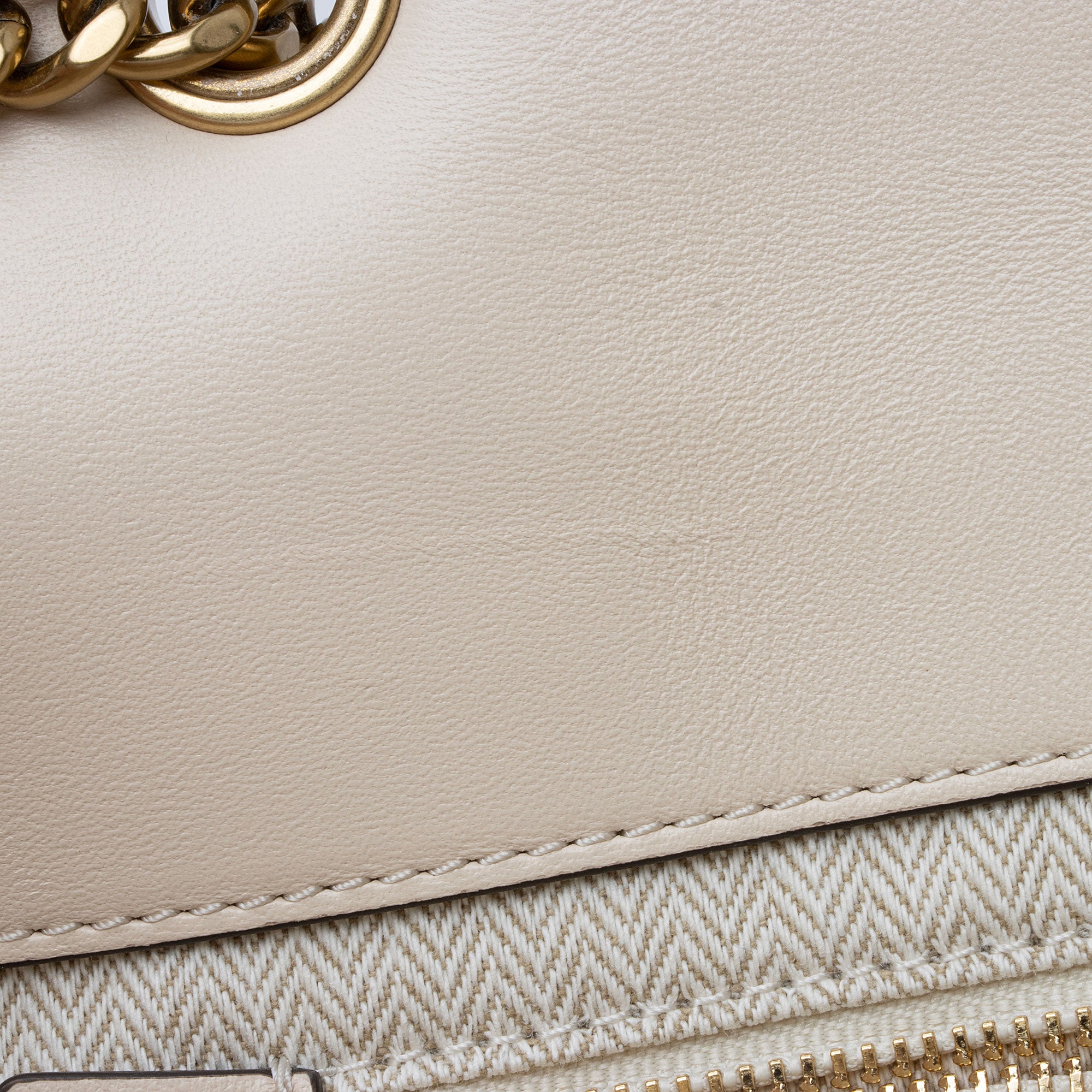 Tory Burch Chevron Leather Kira Large Shoulder Bag (SHF-BJPlAU)