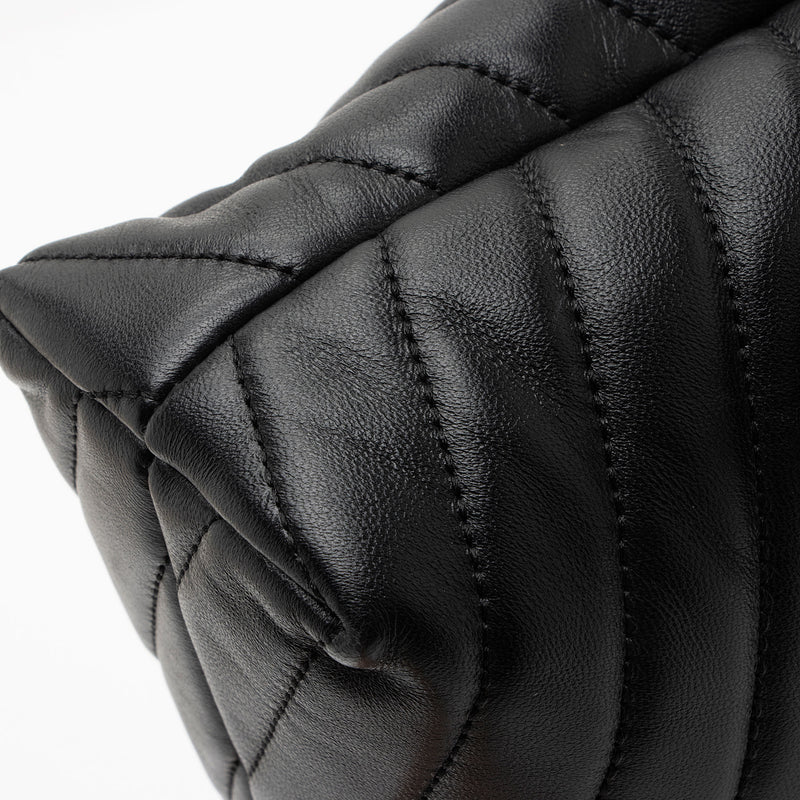 Tory Burch Chevron Leather Kira Large Shoulder Bag (SHF-XaWIng)