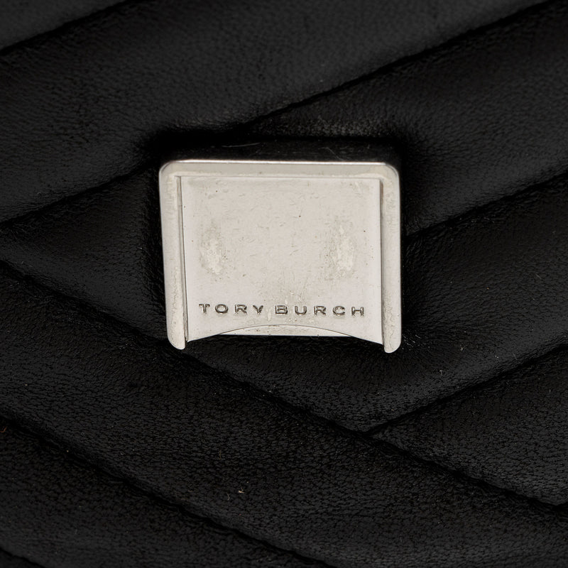 Tory Burch Chevron Leather Kira Large Shoulder Bag (SHF-HUDpYV)
