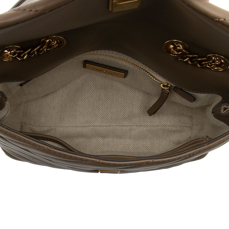 Tory Burch Chevron Leather Kira Small Convertible Shoulder Bag (SHF-Q5kjWG)