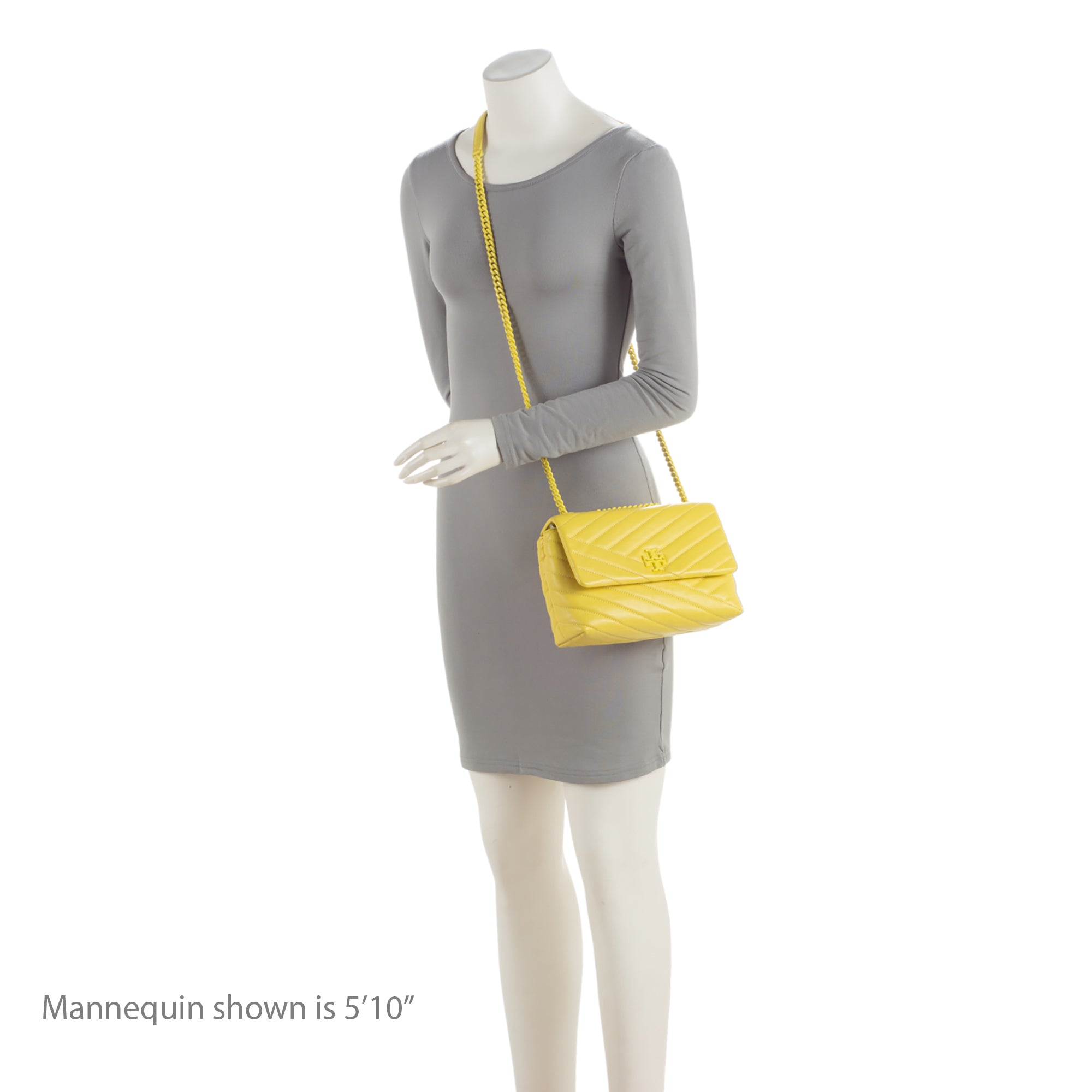 Tory Burch Chevron Leather Kira Small Convertible Shoulder Bag (SHF-RE8j0I)