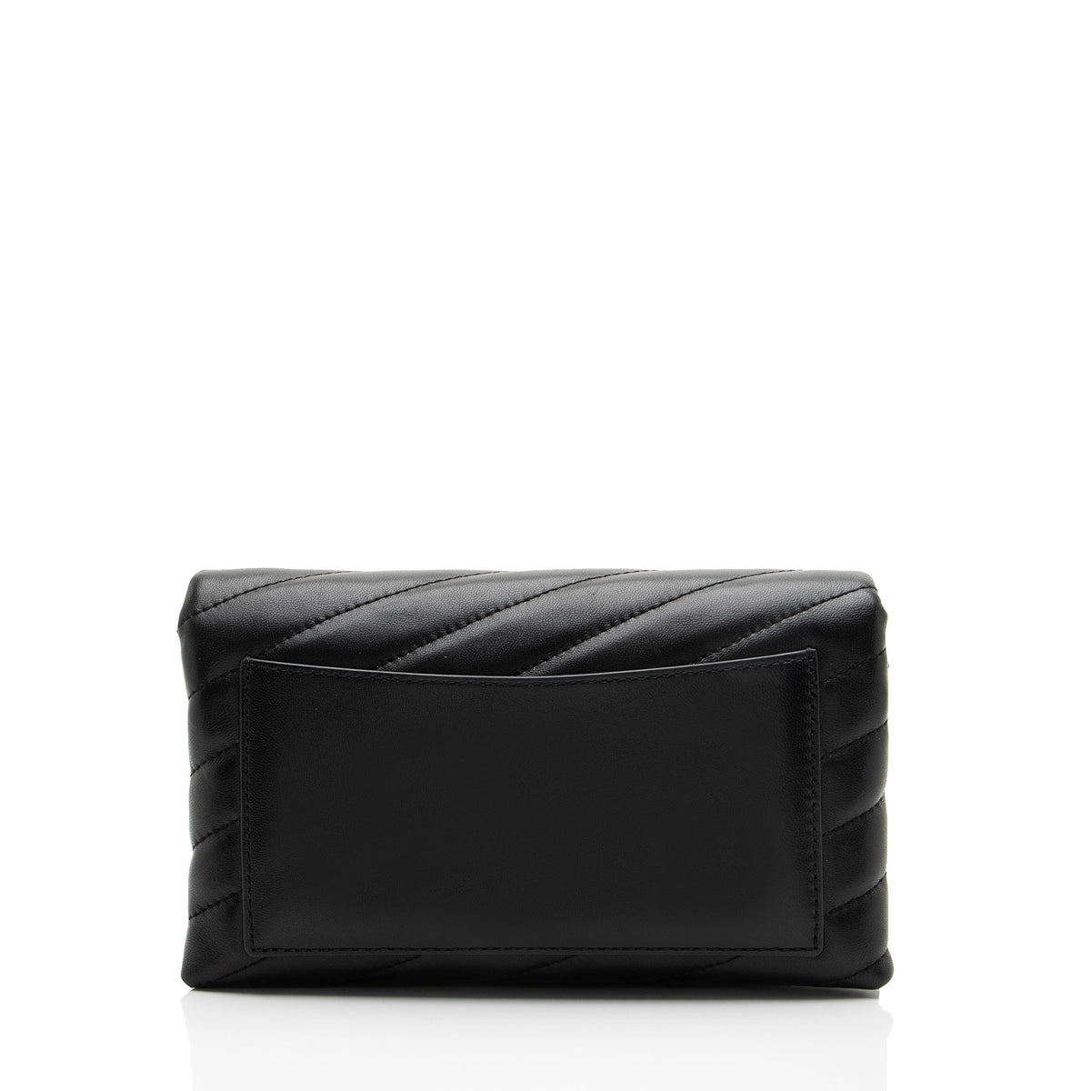 Tory Burch Chevron Leather Kira Wallet on Chain