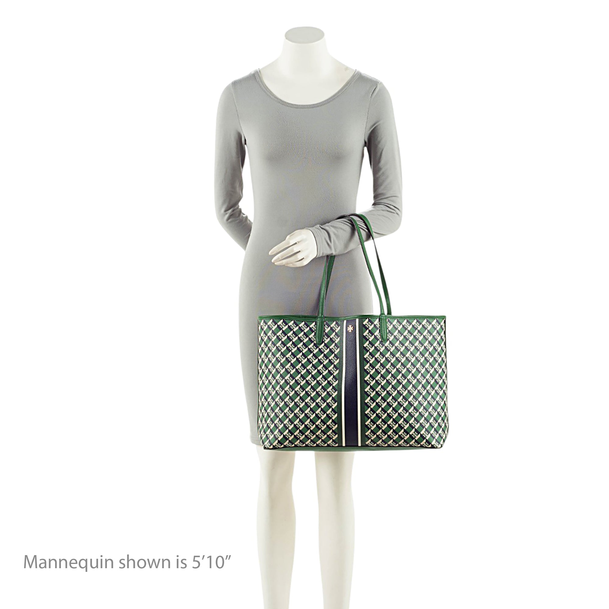 Tory Burch Coated Canvas Geo Tote