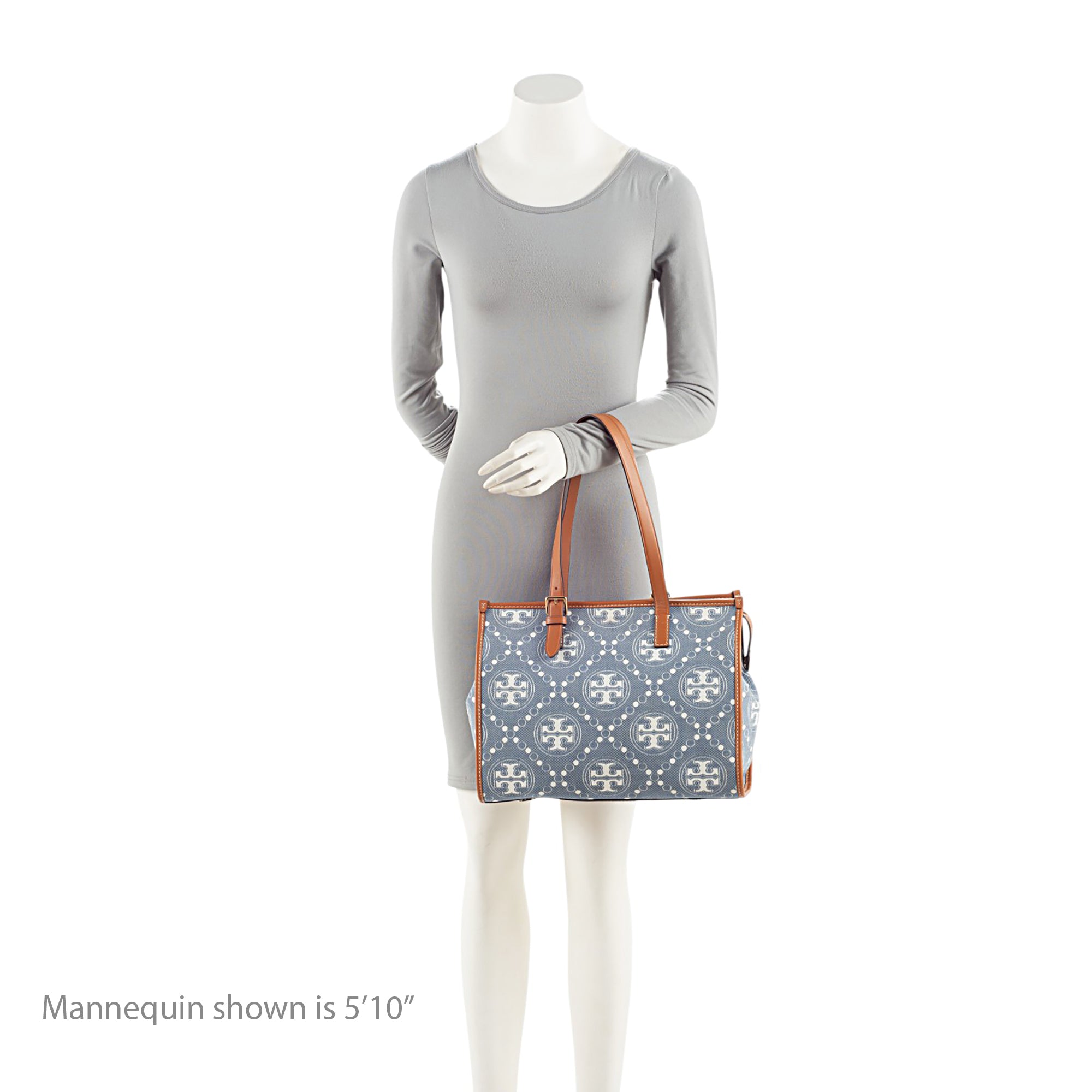 Tory Burch Denim T Monogram Small Tote