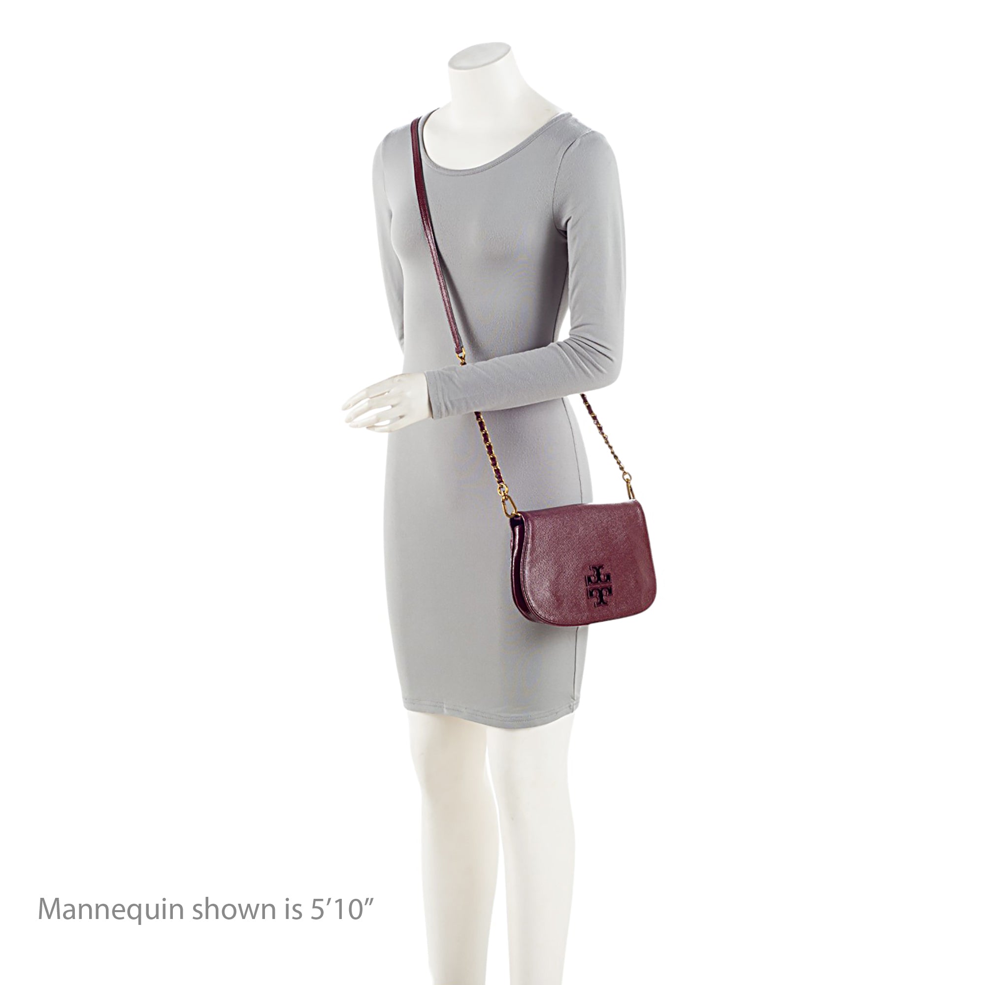 Tory Burch Glazed Leather Britten Crossbody
