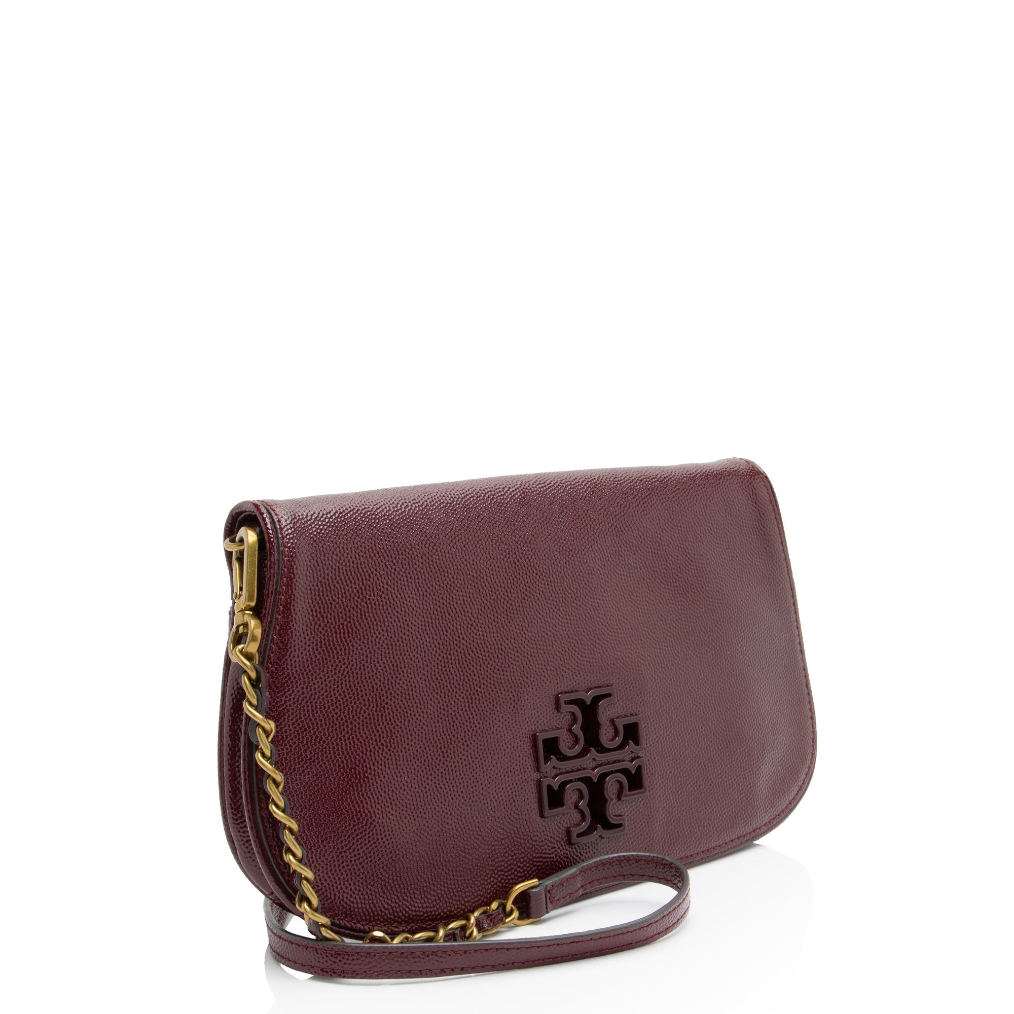 Tory Burch Glazed Leather Britten Crossbody
