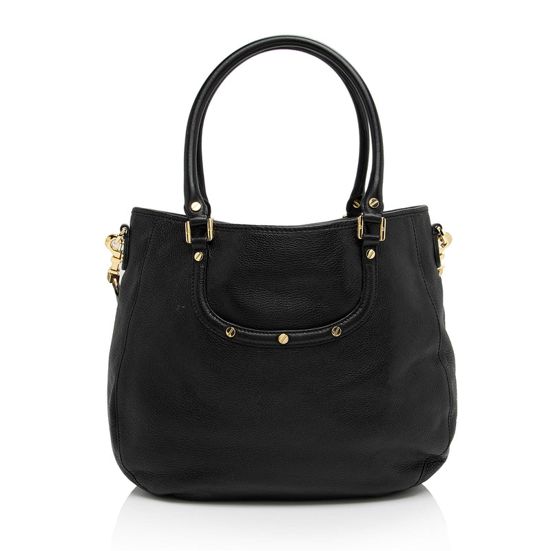 Tory Burch Leather Amanda Classic Hobo (SHF-0gIkRn)