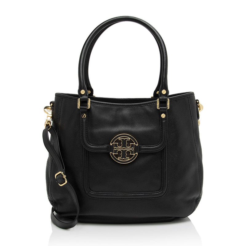 Tory Burch Leather Amanda Classic Hobo (SHF-0gIkRn)