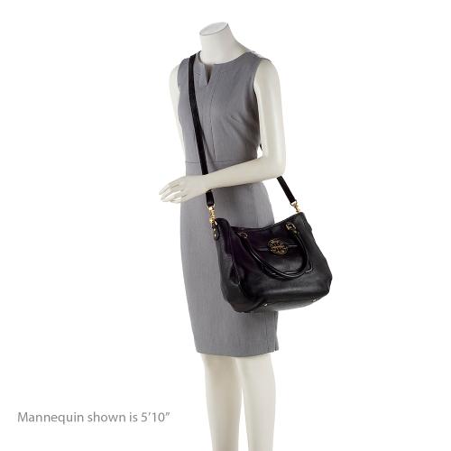 Tory Burch Leather Amanda Classic Hobo SHF 0gIkRn LuxeDH