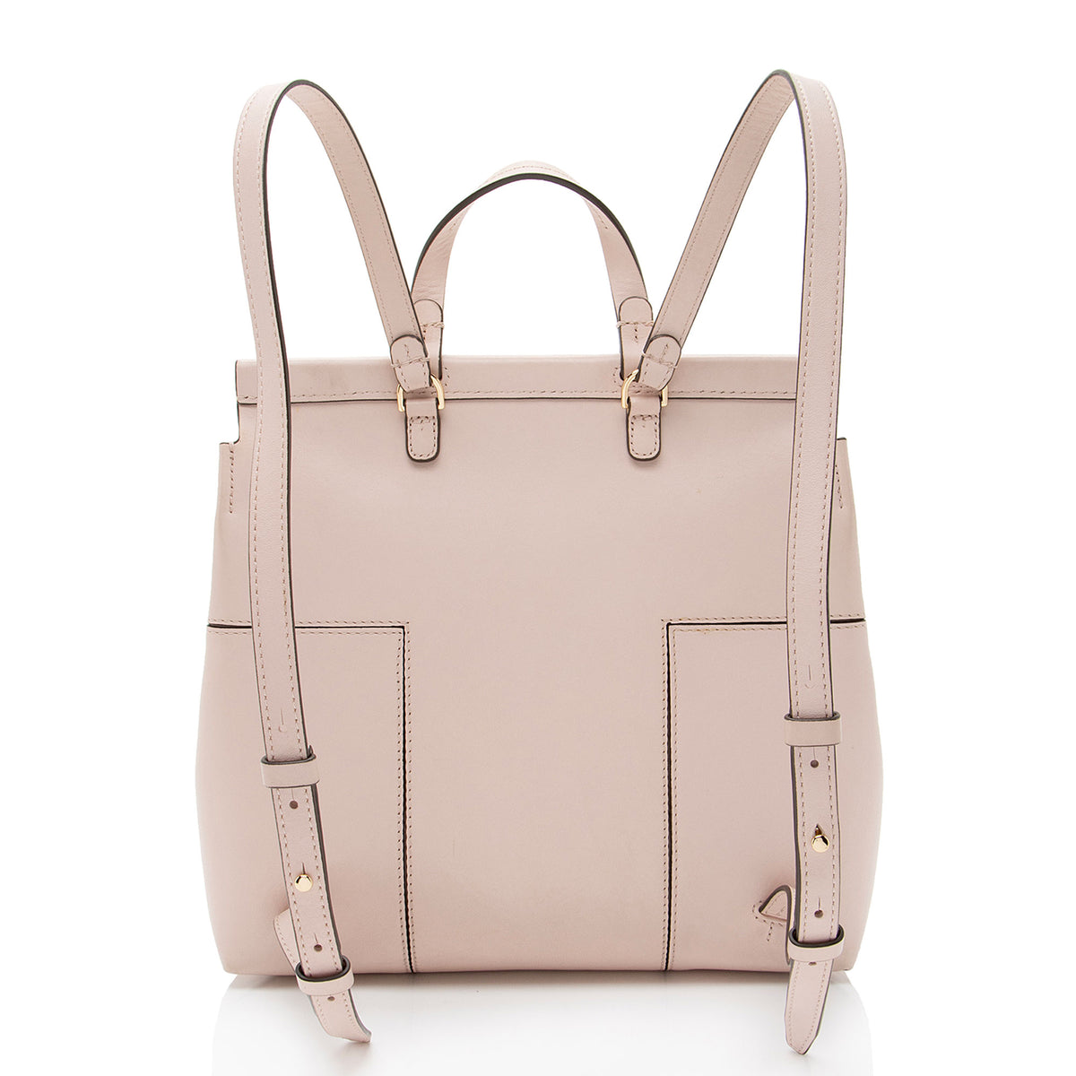 Tory Burch Leather T BLOCK in Light Pink, Backpack Style Carry Straps Tory Burch Women main image 2