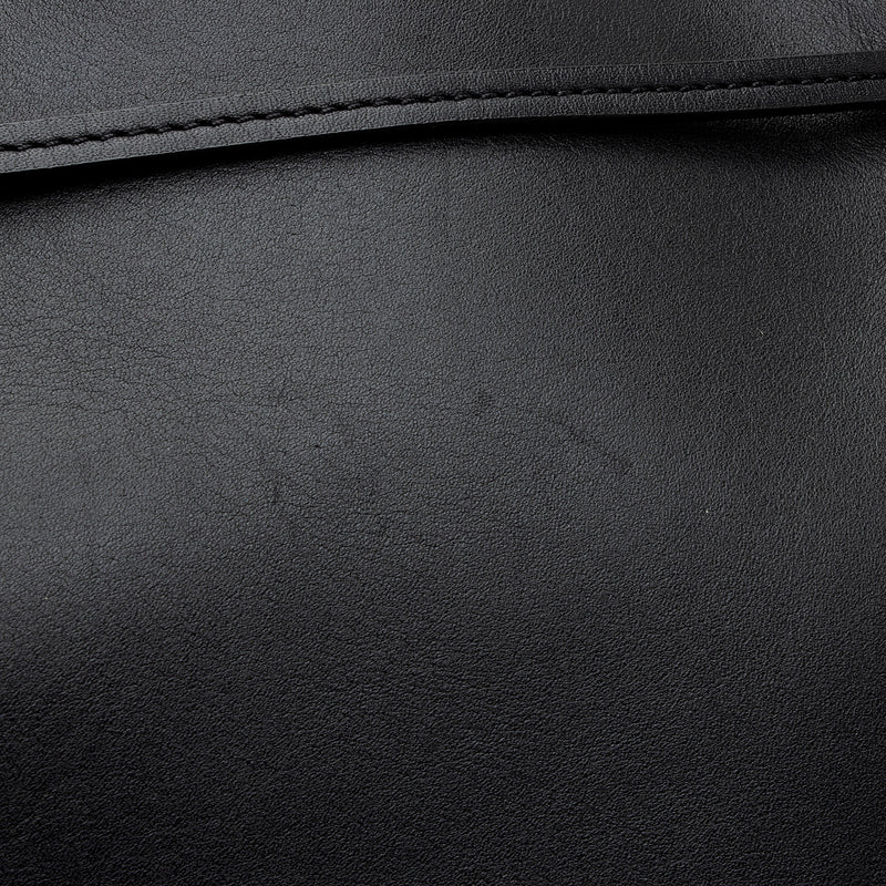 Tory Burch Leather T-Stripe Drawstring Bucket Bag (SHF-18822) – LuxeDH