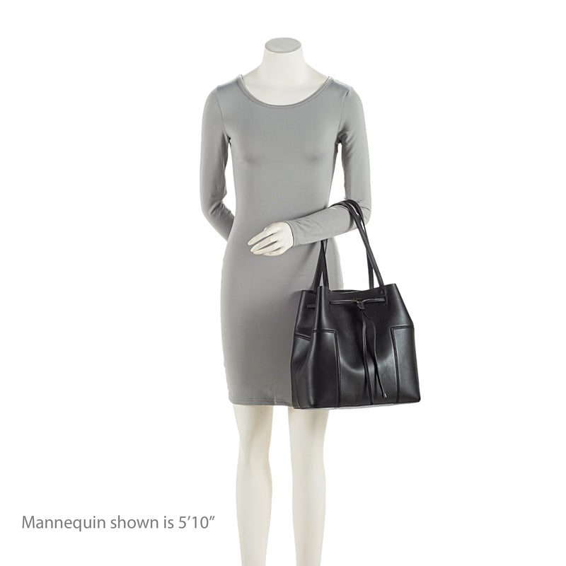 Tory burch block clearance t bucket bag