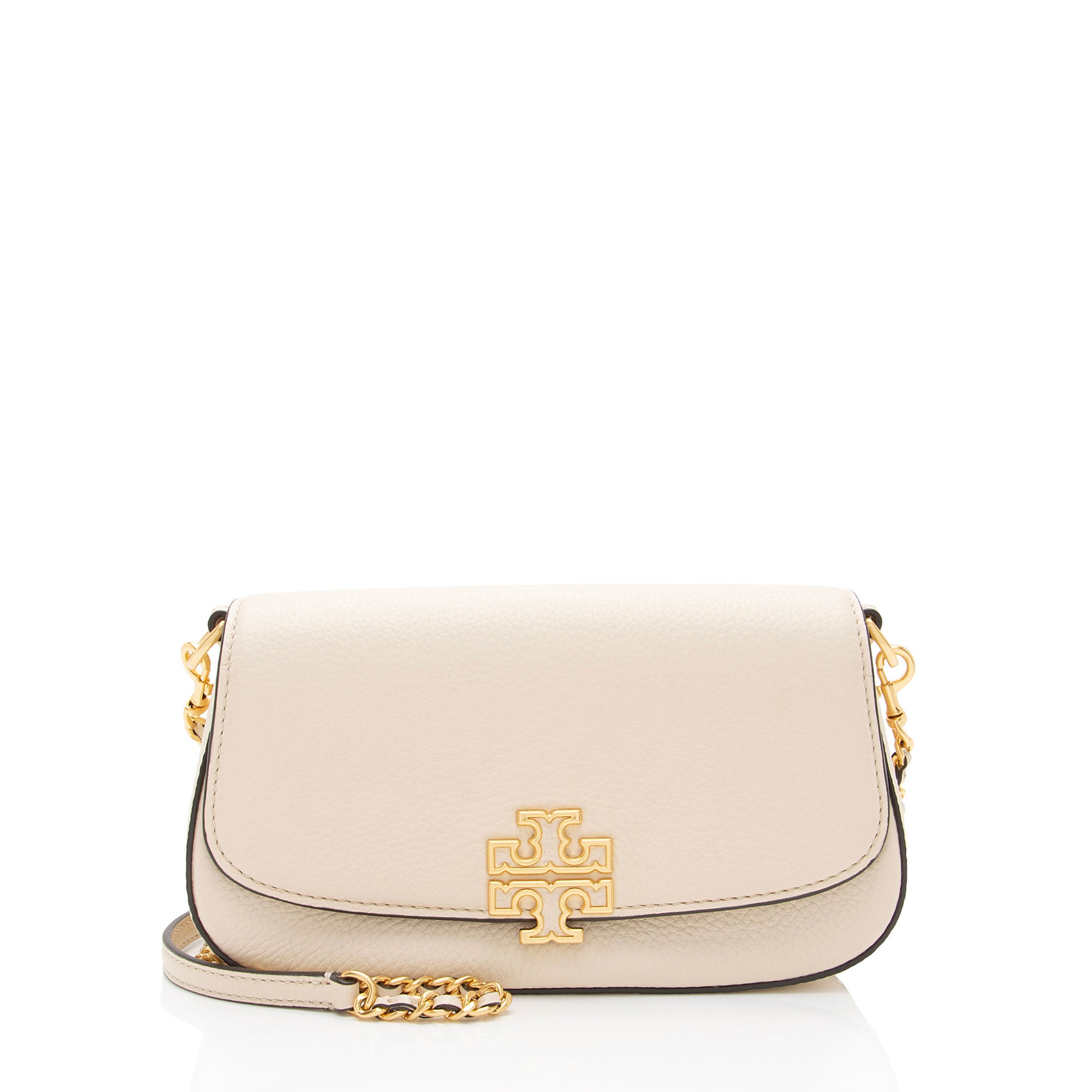 Tory Burch Leather Britten Crossbody (SHF-deNpOq)