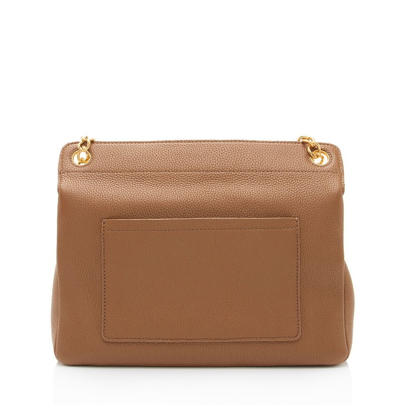 Tory Burch Leather Britten Flap Shoulder Bag SHF WguAt1 LuxeDH