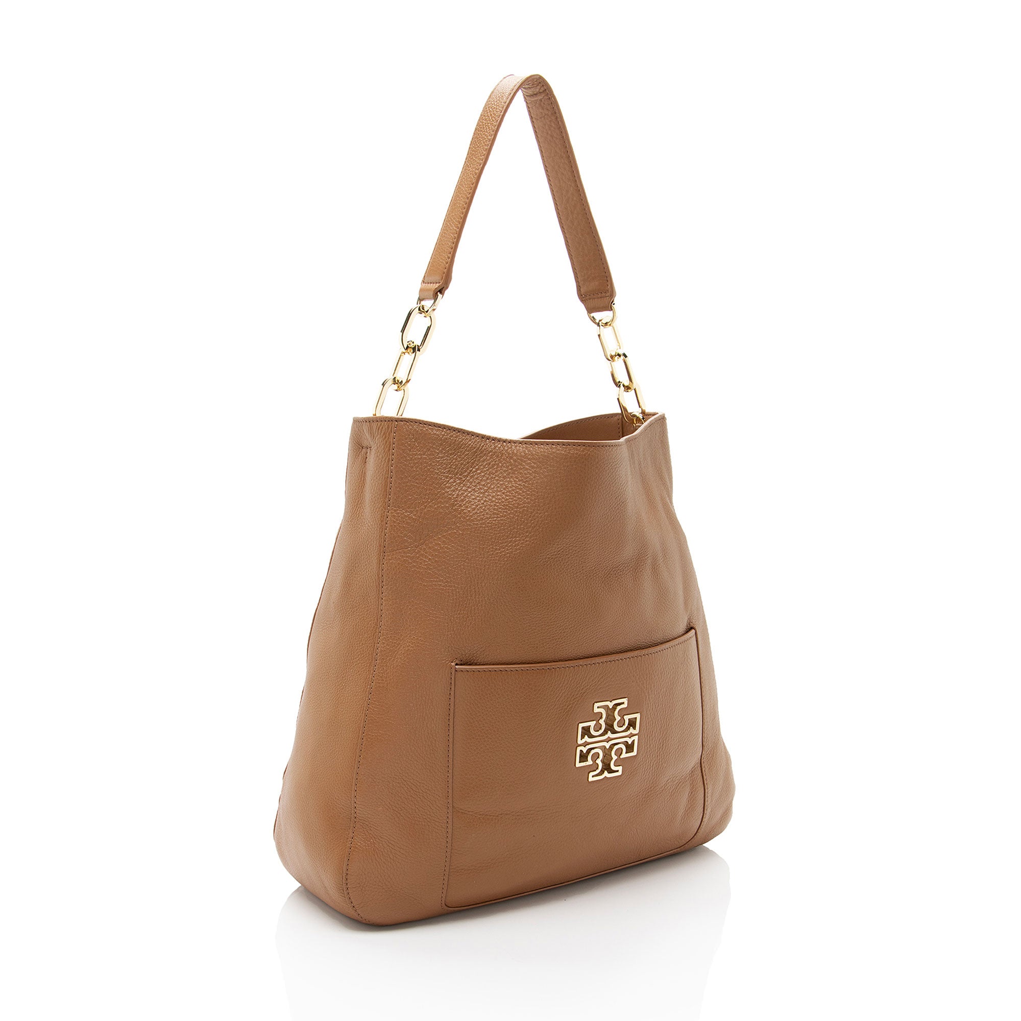 Tory Burch Leather Britten Hobo