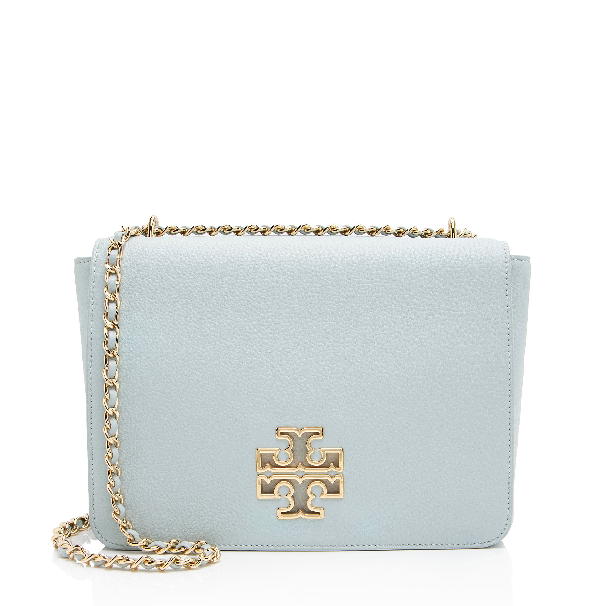 Tory Burch Leather Britten Large Shoulder Bag