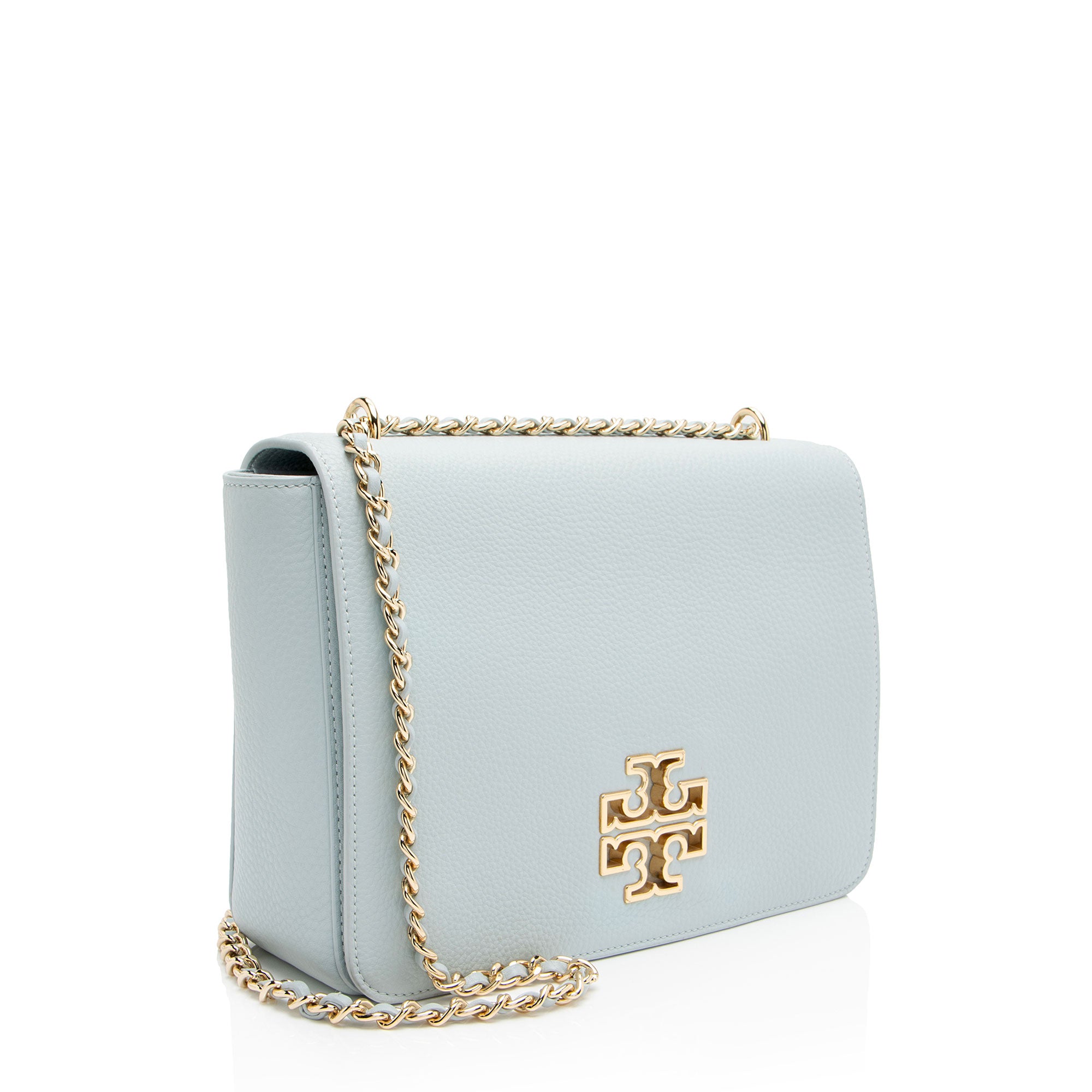 Tory Burch Leather Britten Large Shoulder Bag