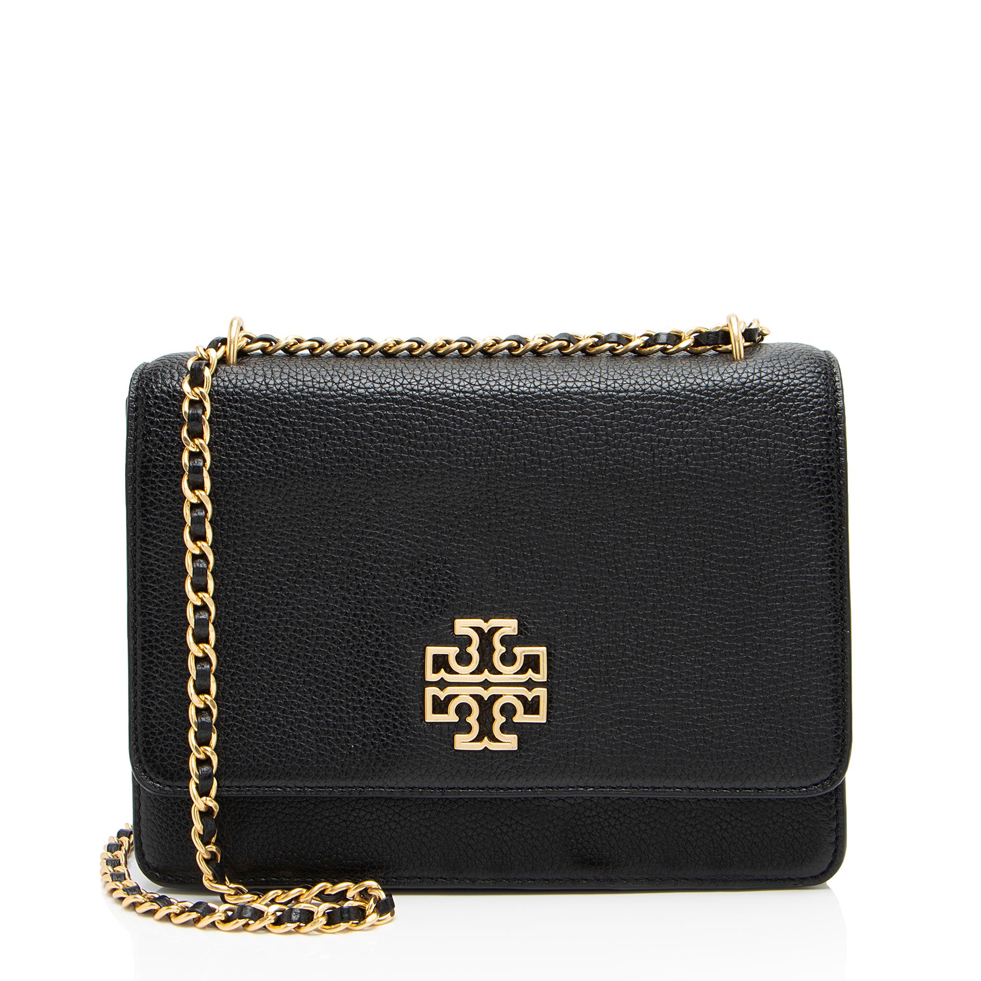 Tory Burch Leather Britten Medium Shoulder Bag